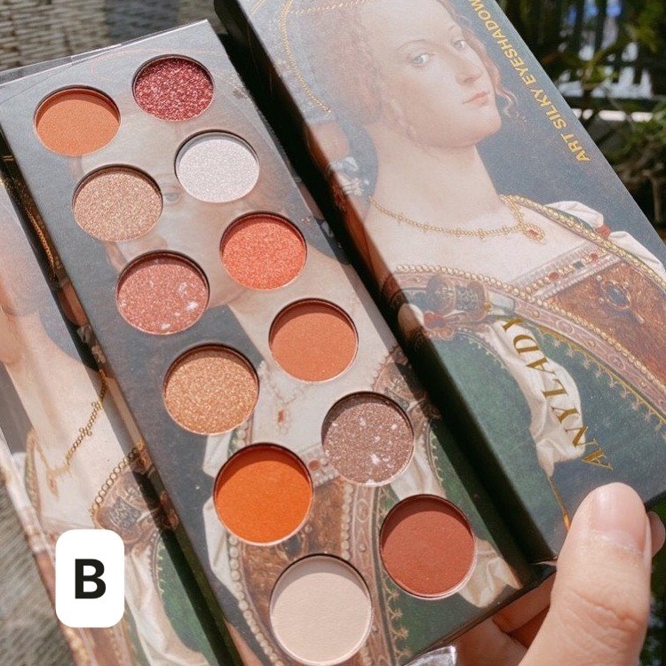 Bảng mắt lì & nhũ hoàng gia ANY LADY Art Silky Eyeshadow Palette 18g