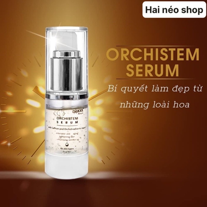 Tinh chất tế bào gốc mờ nám, trắng da, chống thâm sạm Orchistem Serum 20g