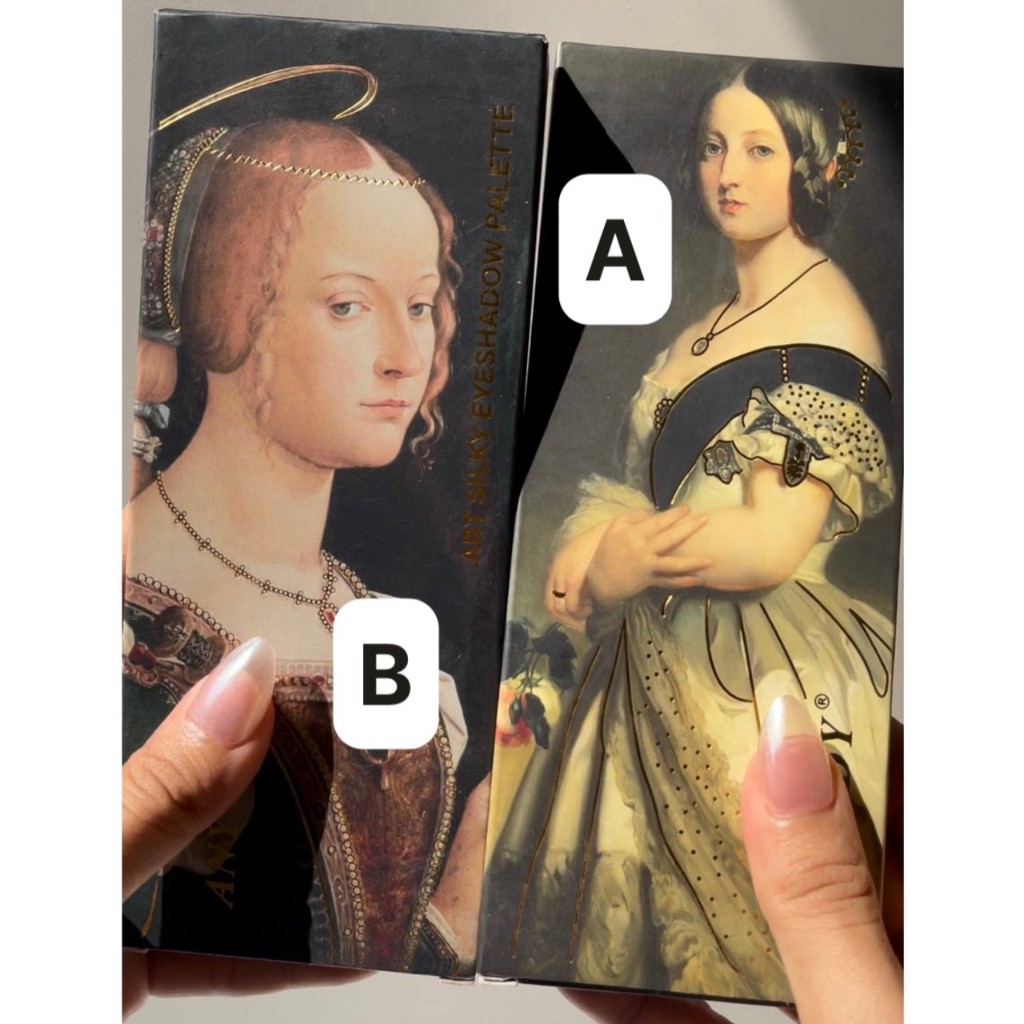 Bảng mắt lì & nhũ hoàng gia ANY LADY Art Silky Eyeshadow Palette 18g