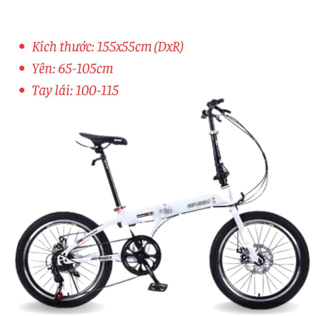 Xe đạp thể thao Lauxjack, Xe đạp ngoài trời Lauxjack gập mini, xe đạp dã ngoại