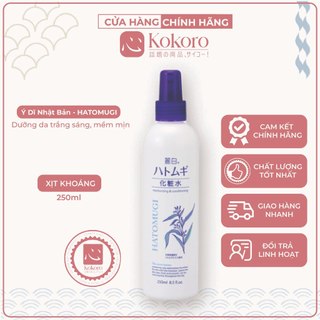 Xịt khoáng dưỡng ẩm và làm sáng da hatomugi nhật bản 250ml