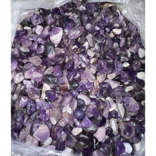 Amethyst Tím vụn bóng nhiều size - set 100g