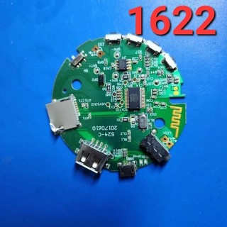 Mạch loa bluetooth + thẻ nhớ + radio ra 1 loa 3w mạch tròn 6.5cm