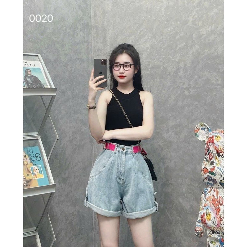 Sooc jean kèm đai phối