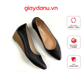  Giày búp bê nữ đế xuồng 5cm da thật mũi nhọn 502- FORM NHỎ  tăng 1 size   - CÓ BẢO HÀNH. 