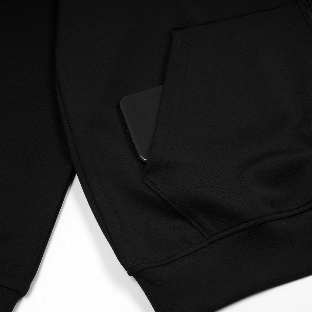 BIGSIZE NAM 80-140KG ÁO KHOÁC NỈ TAY DÀI TRƠN AK002 2BIG NAVY STAR