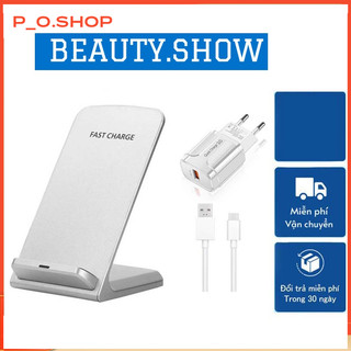 Sạc Không Dây Cao Cấp Wireless Charging Stand 15W Sạc Nhanh Không Dây-Sạc không dây máy tính để bàn