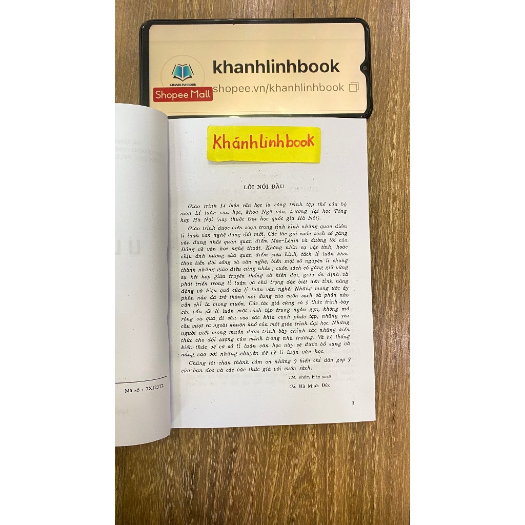 Sách - lí luận văn học