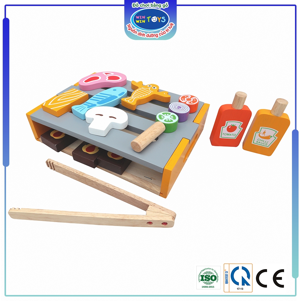 Đồ chơi gỗ Bếp nướng cho bé | Winwintoys 66032 | Phát triển tư duy và sự tương tác | Đạt tiêu chuẩn CE và CR
