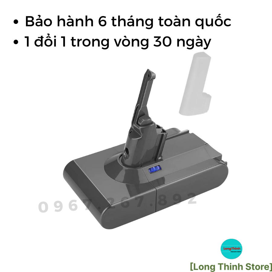 BH 6 tháng - Pin máy hút bụi DYSON V8 SV10