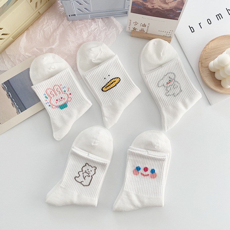 Tất Cổ Cao Thỏ Mỏ Vịt Cute - Gocisocks