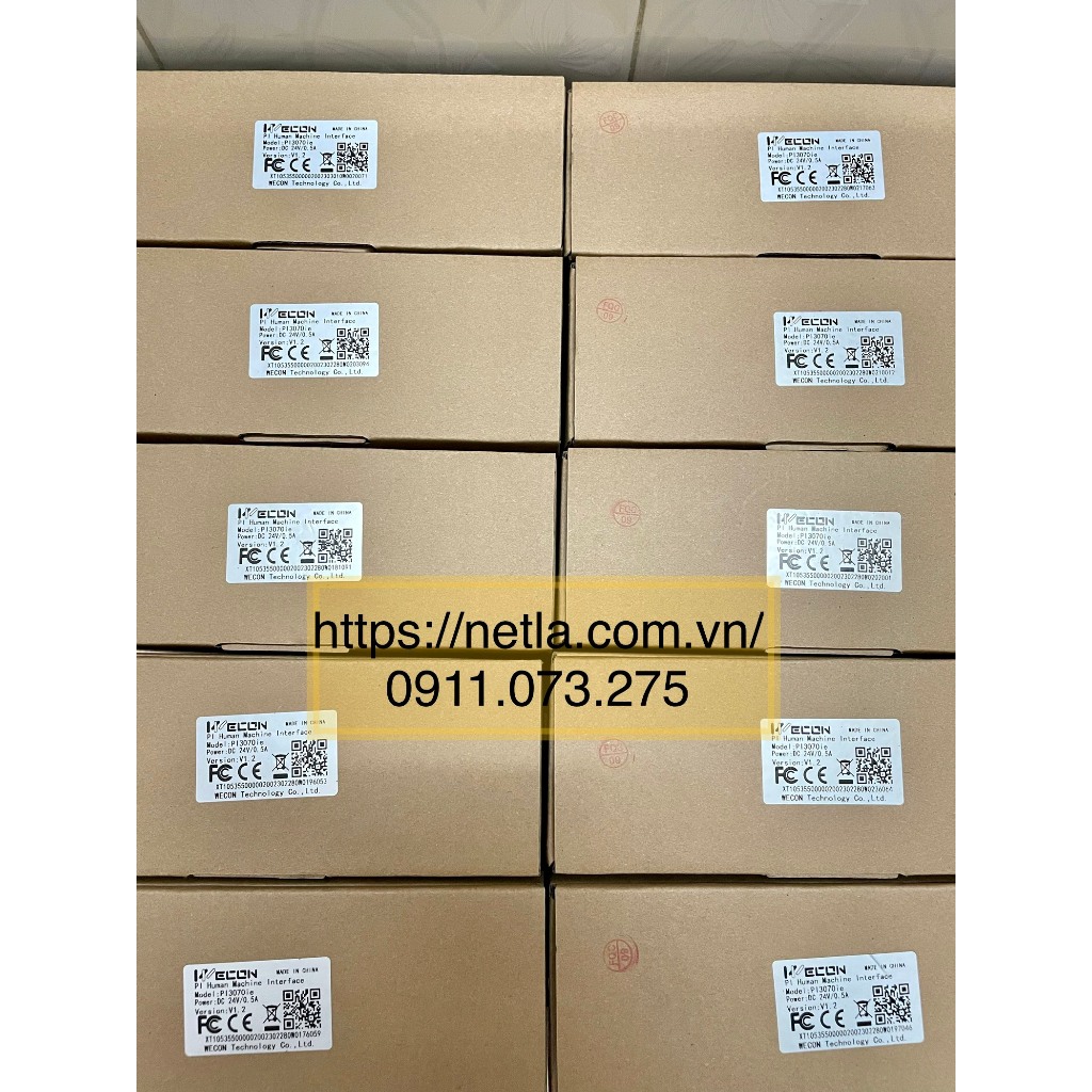 Màn hình 7 in HMI 7 inch PI3070ie - WECON Hàng chính hãng