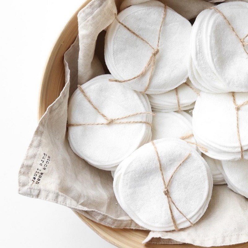 Bông Tẩy Trang Jomi Nhật Bản 120 miếng, Bông Tẩy Trang Cotton Tự Nhiên Mềm Mịn Không Gây Xơ Bông Hadabi Beauty