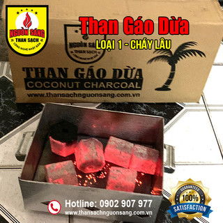 Túi 1kg - than gáo dừa, loại 1 đặc biệt - uy tín tai tp.hcm