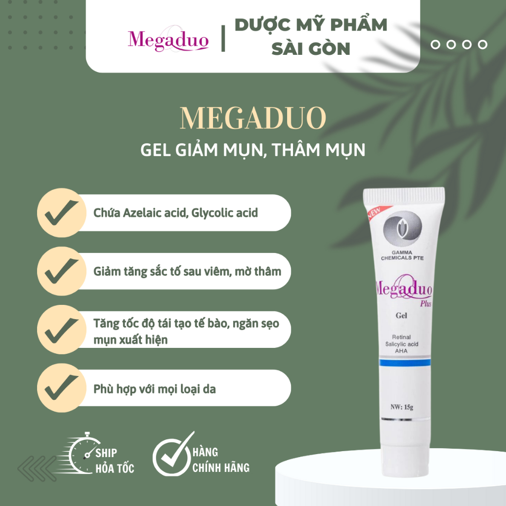 [CHÍNH HÃNG] Megaduo gel mụn, thâm mụn