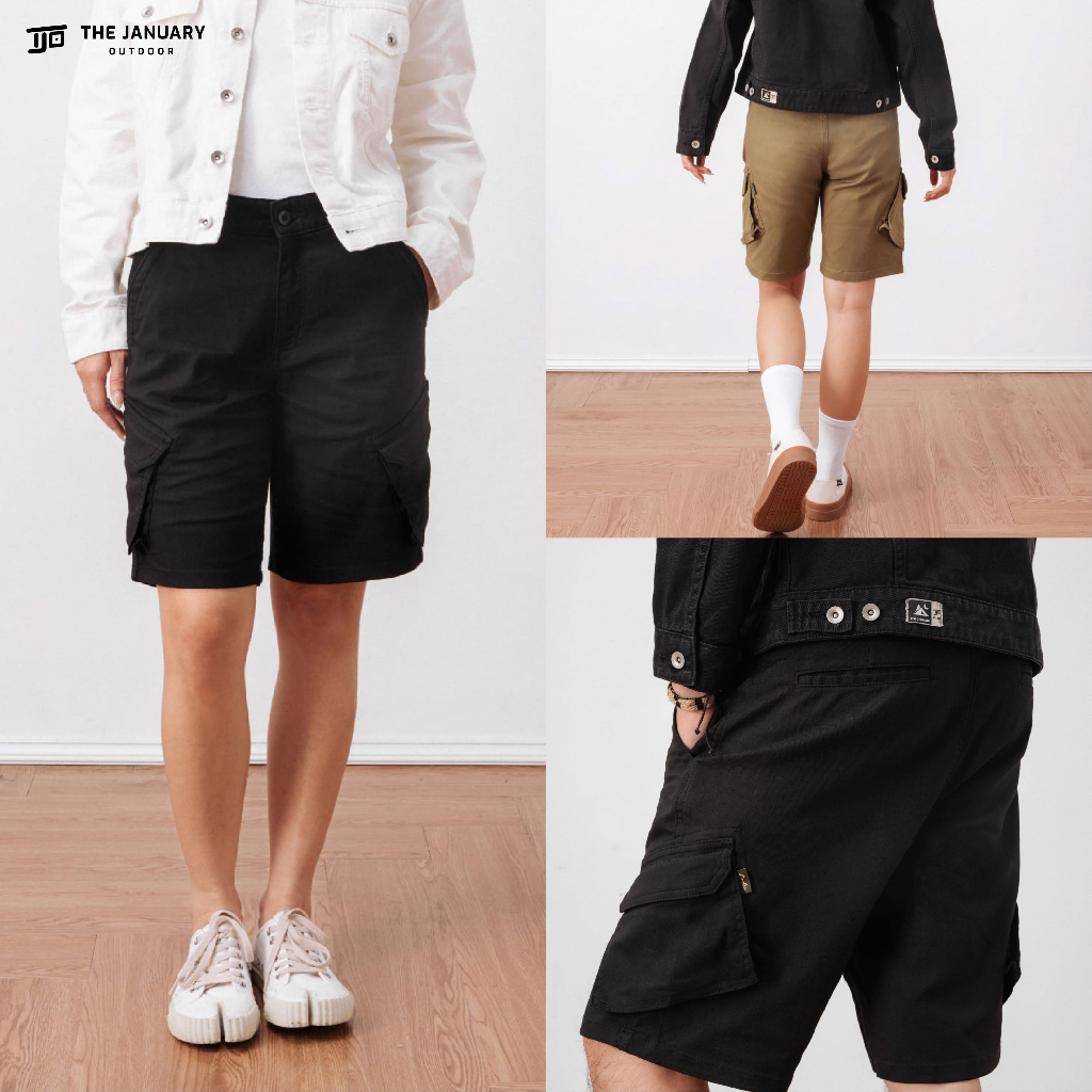 Quần shorts cargo nam TJO quần đùi túi hộp may chéo cách điệu năng động TERRAIN CARGO SHORTS TJO3SS6