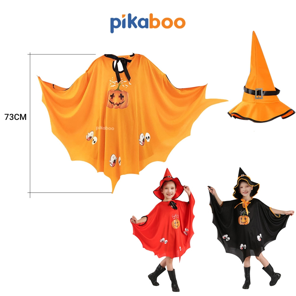 Trang phục hóa trang Halloween cho bé Pikaboo họa tiết đẹp mắt, chất liệu dày dặn, đa dạng mẫu mã