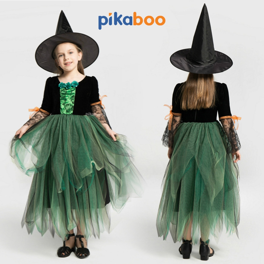Trang phục hóa trang Halloween cho bé Pikaboo họa tiết đẹp mắt, chất liệu dày dặn, đa dạng mẫu mã