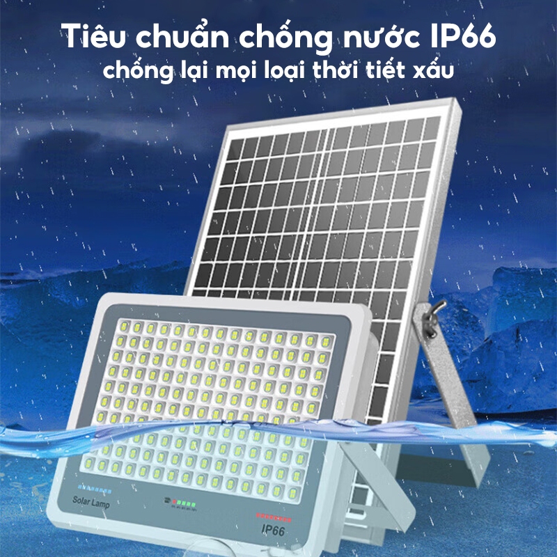 JIOR đèn năng lượng mặt trời solar light 1000W IP67 chống thấm nước đèn LED đèn năng lượng mặt trời trong nhà