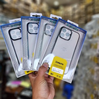 ￼iphone 15 pro max/ 15 pro/ 15 plus/ 15 - ốp lưng x-level trong cứng viền xi màu trong suốt chống ố màu