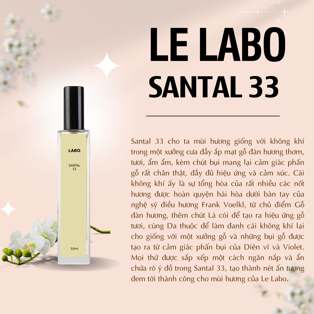 Nước hoa chiết Le Labo Santal 33