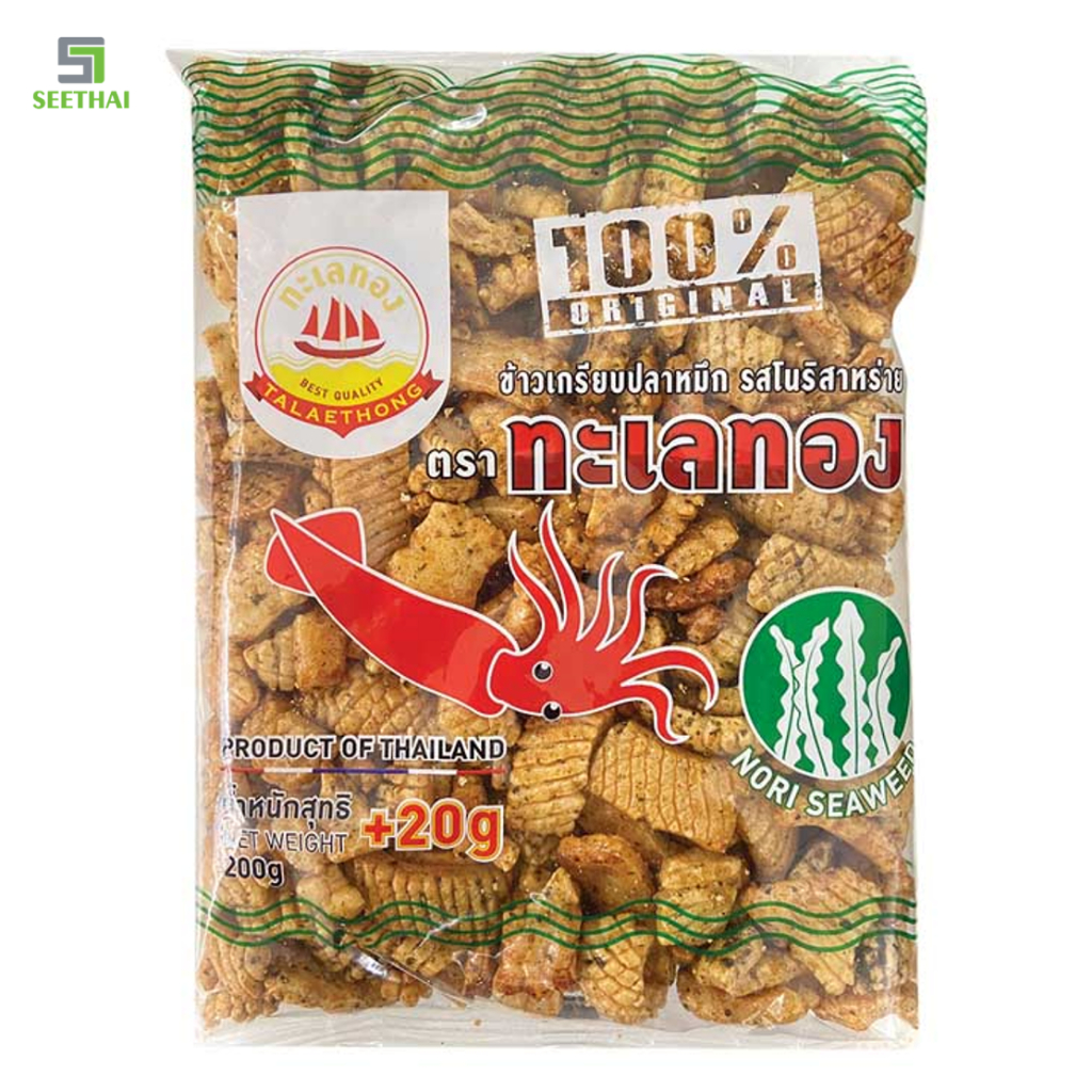 Snack mực giòn TALAETHONG Thái Lan 200gr