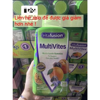 220,260v Kẹo Dẻo bổ sung Vitamin 💙 💚 💛 Vitafusion Women's Multivitamin MultiVites