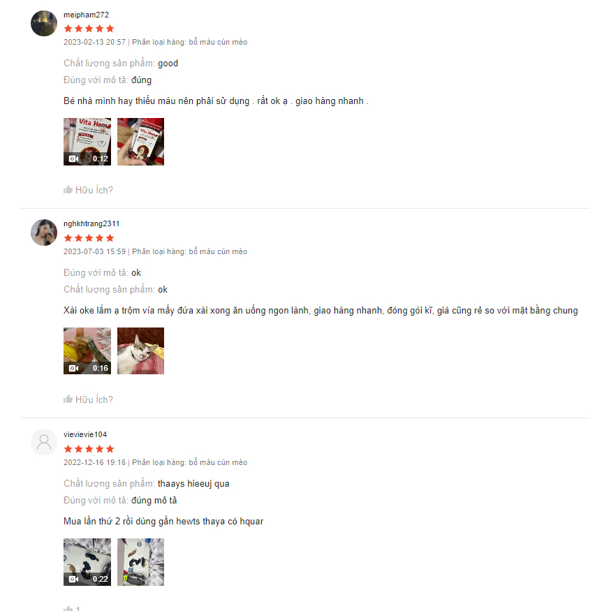 Bổ máu cho chó Modern Pet Vita Hemo. Vitamin cho chó tăng thèm ăn cho chó mèo. Vita hem Chai 100ml