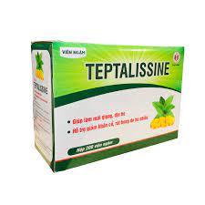 Kẹo ngậm giảm ho, mát họng TEPTALISSINE hộp 200 viên với tinh dầu bạc hà, tinh dầu tràm