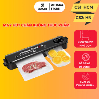 Máy Hút Chân Không Thực Phẩm JIASHI Mini Cao Cấp Tự Hàn Miệng Túi Tiện Dụng Tặng Kèm 10 Túi Hút Chân Không - MHC02