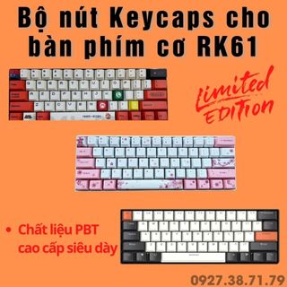 Set keycaps PBT độc đáo - Keycap cho bàn phím RK61, DAREU EK861, GK61, Vortex Tab 60