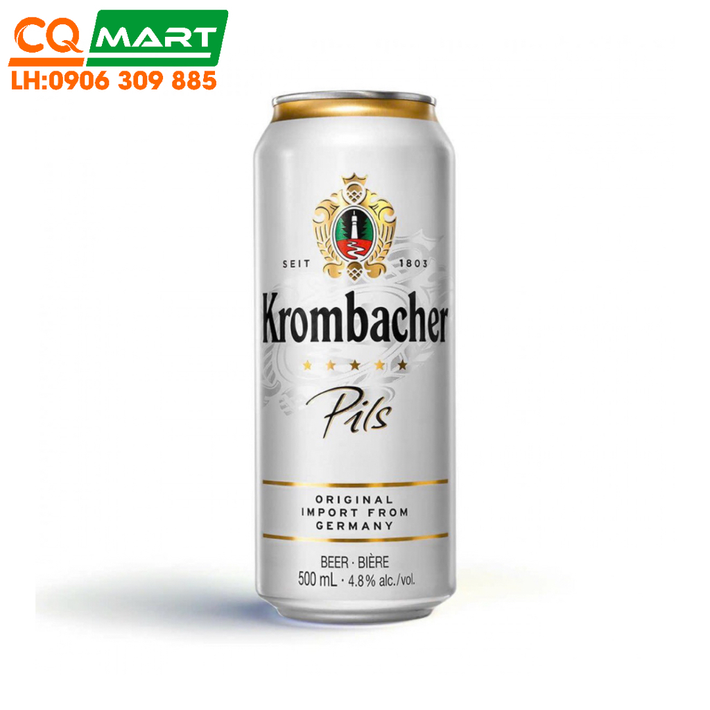 Bia Krombacher PILS 4.8% Lon 500ml
