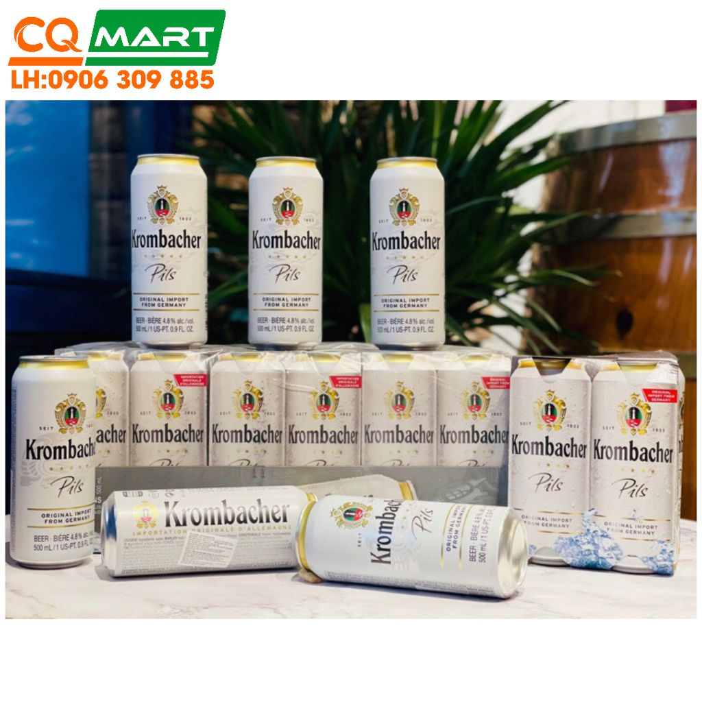 Bia Krombacher PILS 4.8% Lon 500ml