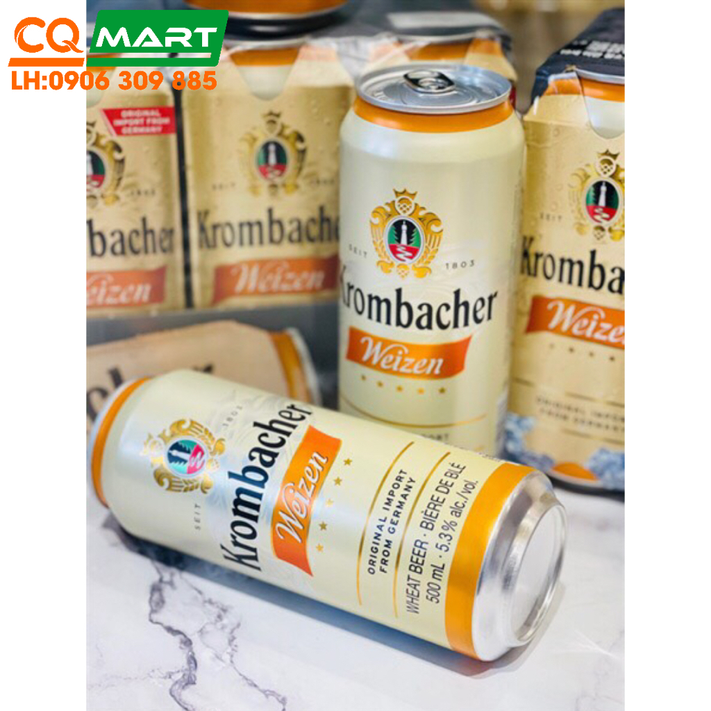 Bia Krombacher WEIZEN 5.3% Lon 500ml