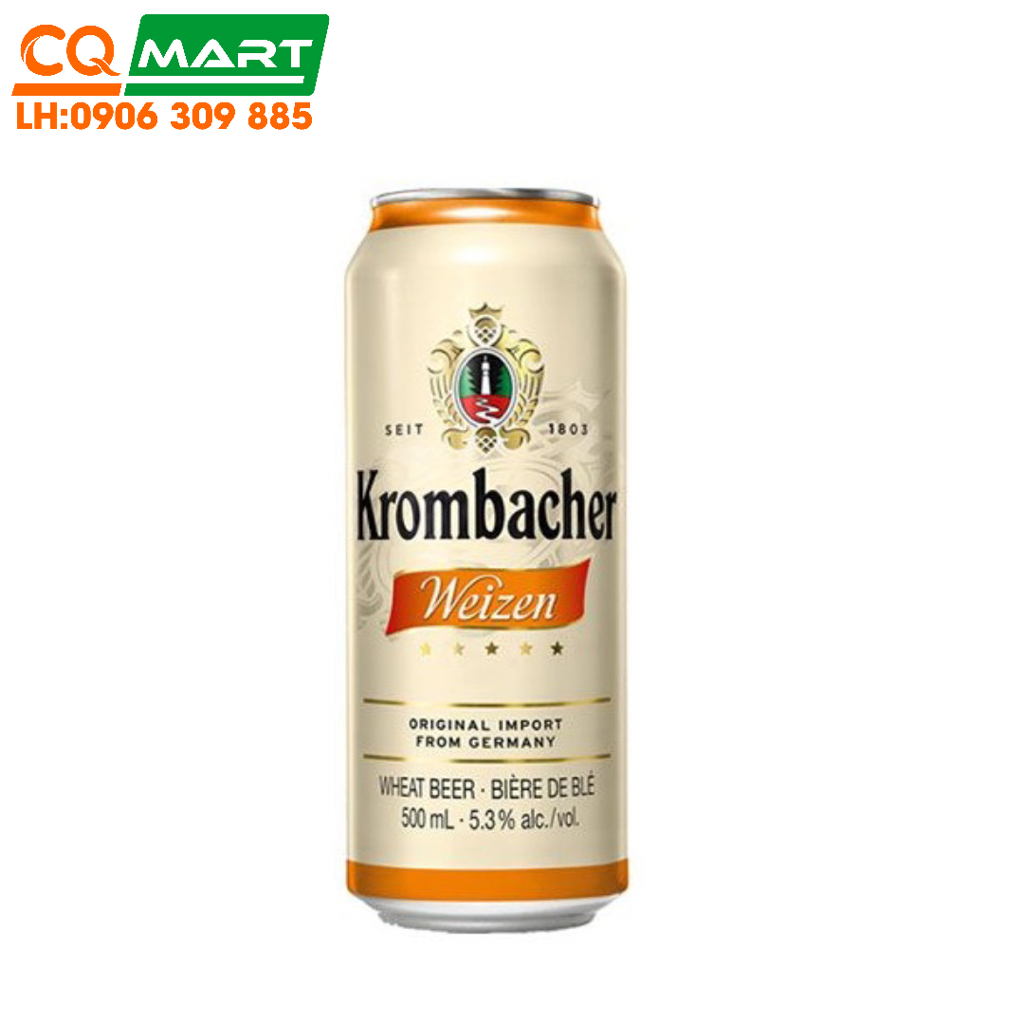 Bia Krombacher WEIZEN 5.3% Lon 500ml