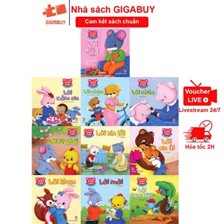 Sách - Kĩ năng giao tiếp dành cho bé từ 2 đến 6 tuổi - Combo 10 cuốn (NXB Kim Đồng)
