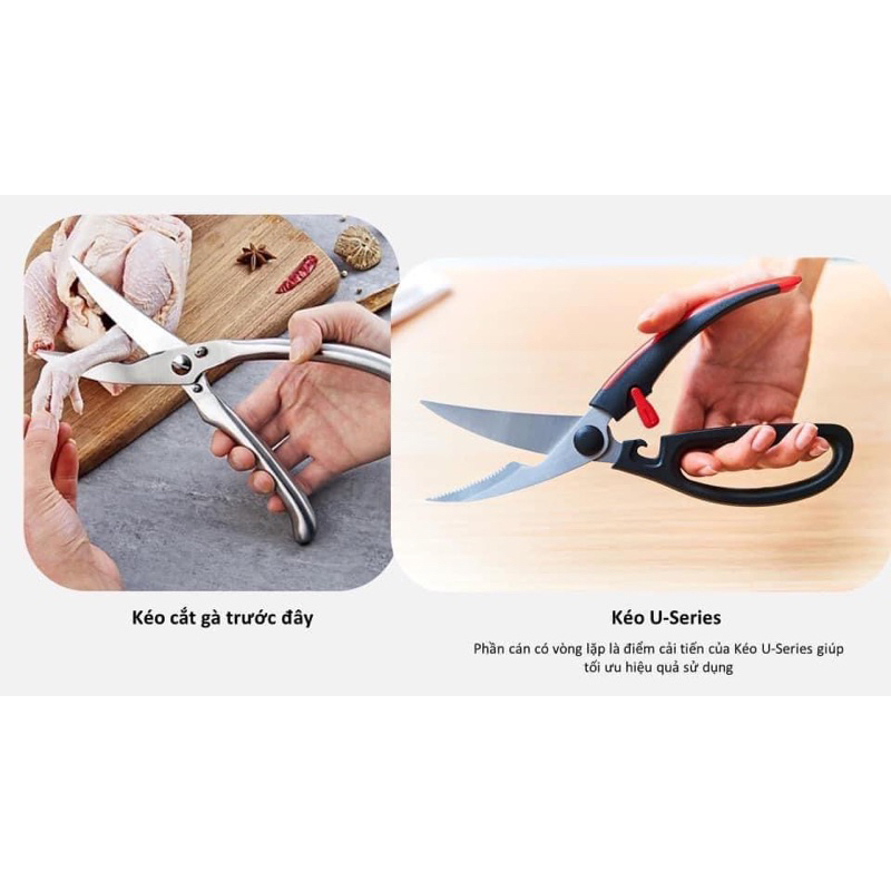 Kéo cắt gà Tupperware