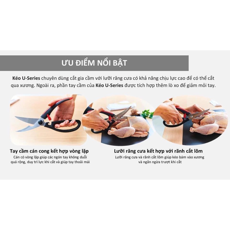 Kéo cắt gà Tupperware