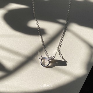 Dây chuyền Tròn đá lồng nhẫn Brace - Grace Jewelry