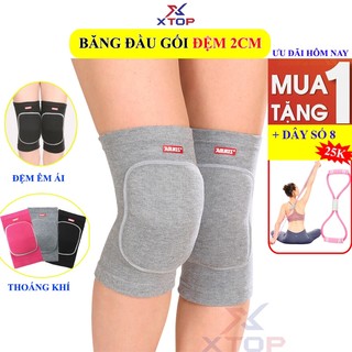 Bảo vệ đầu gối tập gym yoga , Băng đầu gối có đệm mút siêu êm, Băng gối chắc chắn tốt nhất Aolikes 0210