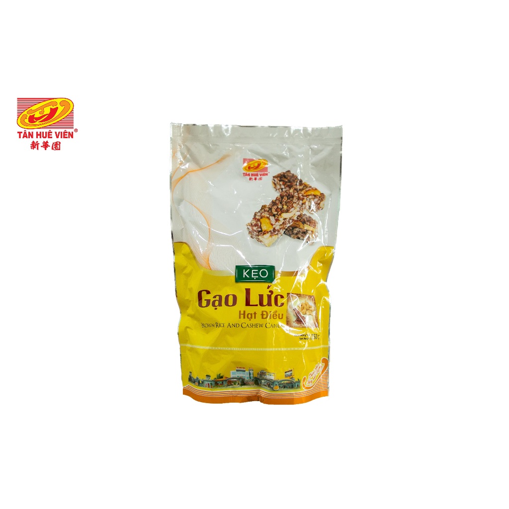 Kẹo gạo lức hạt điều (250g) Tân Huê Viên