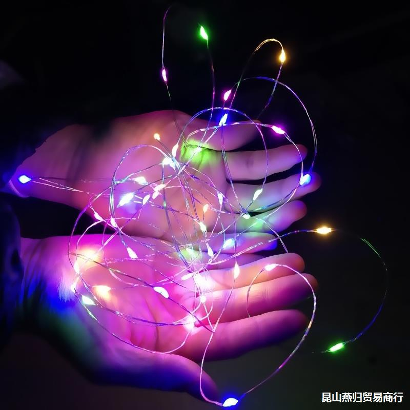 Phụ kiện trang trí sinh nhật phòng cưới THD23 Đèn led đom đóm