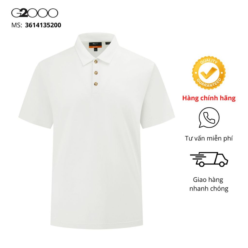 Áo Polo Nam Smart Fit G2000 (36141352-00/67/78) Tay Ngắn