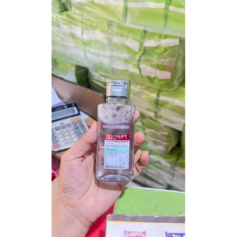 Nước tẩy trang cấp ẩm & kiềm dầu L'Oreal Paris