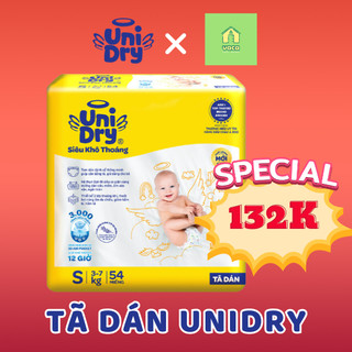 Tã dán unidry mẫu mới đủ size s54/m46/l40/xl34