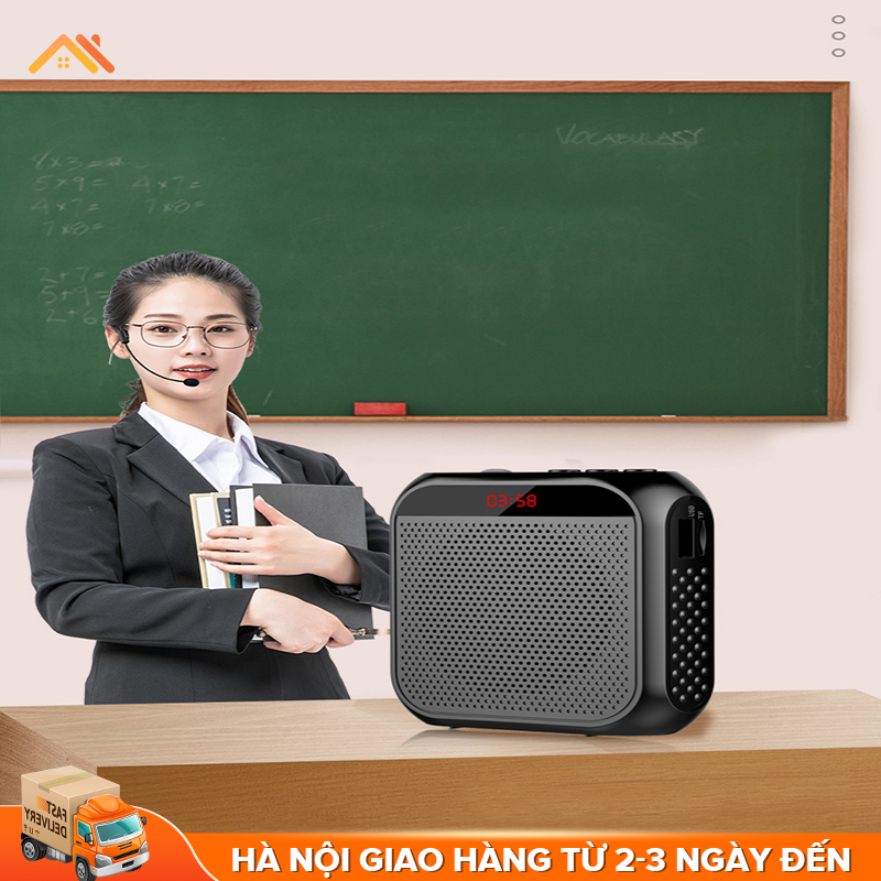 QZ COD Loa Trợ Giảng Hi Fi S-17 Công Suất Lớn Pin Trâu hỗ trợ đài FM MP3 có dây dành cho giáo viên