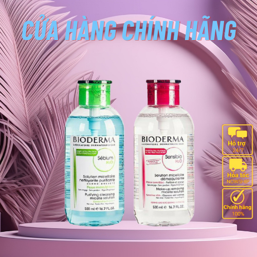 Nước Tây Trang Bioderma 500ml chuẩn chính hãng  - GTM Beauty