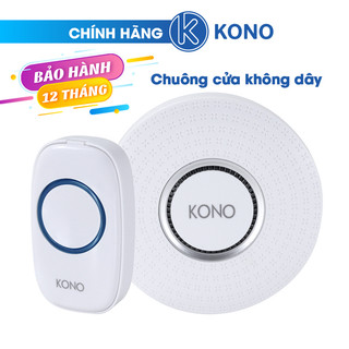 Chuông cửa không dây cao cấp KONO KN-M526, hoản toàn không dây, với 52 kiểu chuông và 4 mức âm lượng