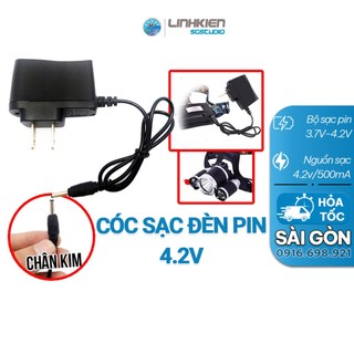 🔥 GIÁ SỈ 🔥 Cóc sạc đèn pin 4.2v chân tròn cho pin 18650 CHO ĐÈN ĐỘI ĐẦU ĐÈN PIN CẦM TAY