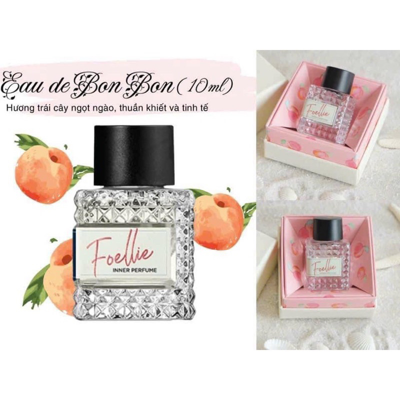 Nước Hoa Vùng Kín Foellie Hương Thơm Quyến Rũ, Lôi Cuốn, Lưu Hương Cực Lâu - 10ml
